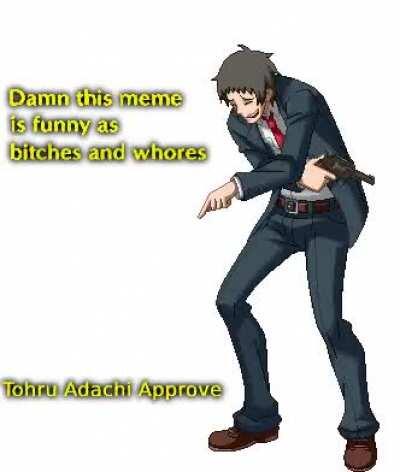Adachi being good guy and likes your post