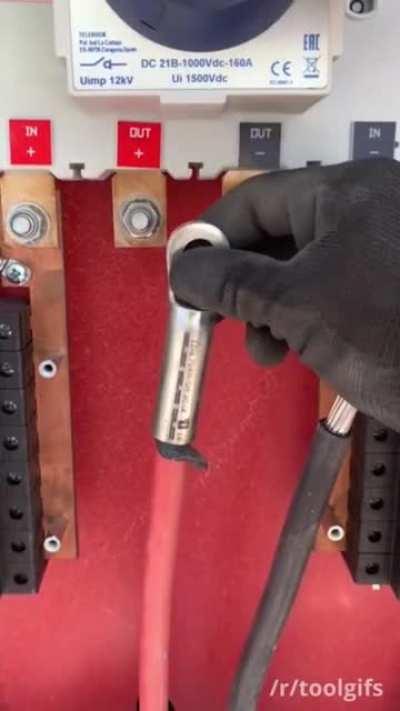 Подключение выключателя нагрузки постоянного тока