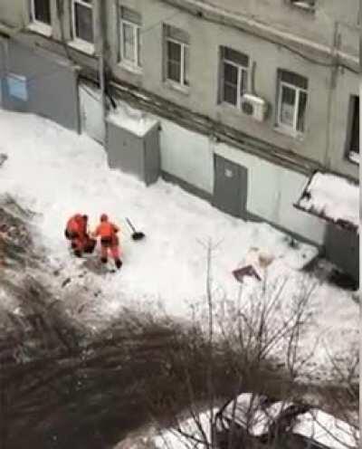 But did he fall? Who knows