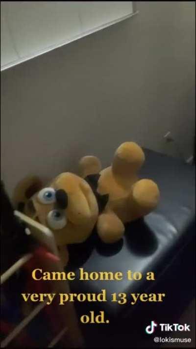 Nerf darts + tacks + 13yr old