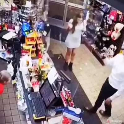 Just a normal day at a store...