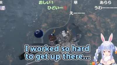 It is pain peko but not the funny pain peko