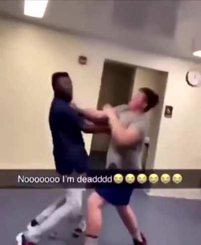 The kid knew it was coming