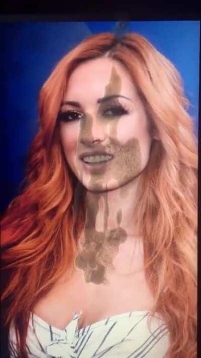 Becky Lynch gets her gorgeous face SMOTHERED IN HOT CUM!!!