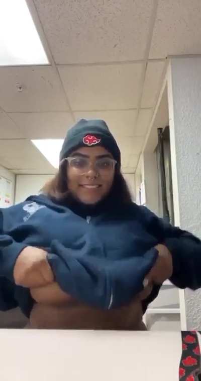 Hispanic with black tits?