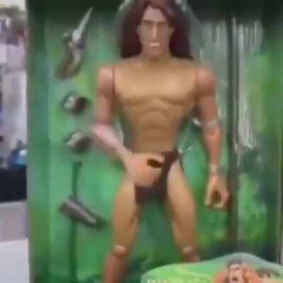 George George George of the jungle likes to beat his meat