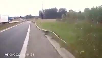 There are also idiots in trucks