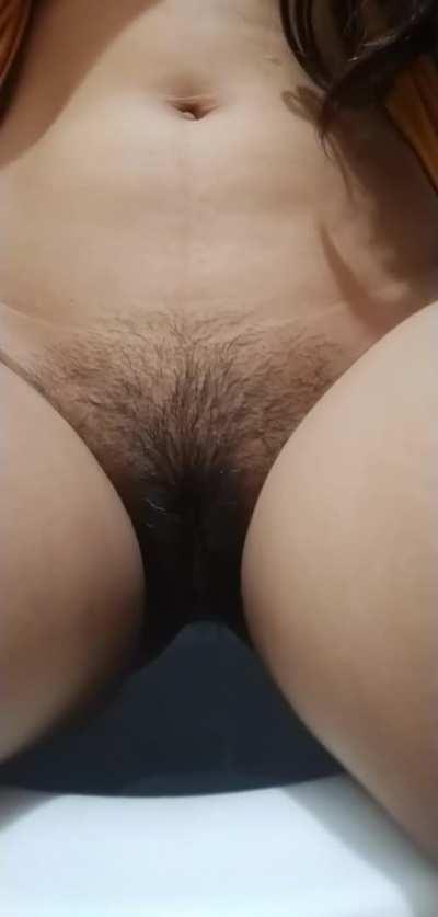 How's the waterfall from my bushy kitty?