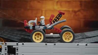 Survive the Treadmill - Experimental Lego Vehicles - #lego #treadmill
