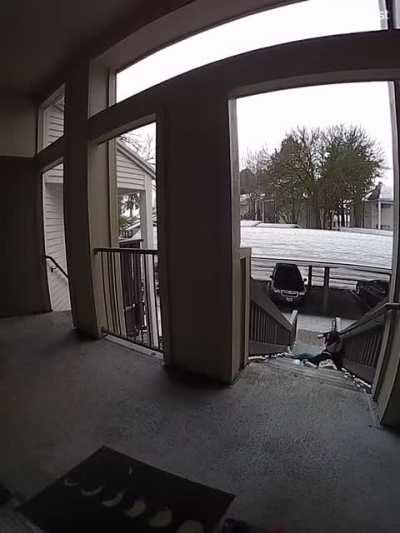 HMF while I go down the stairs