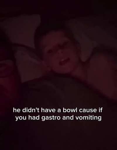 Uses his brother faking illness as leverage for a day off school 😂