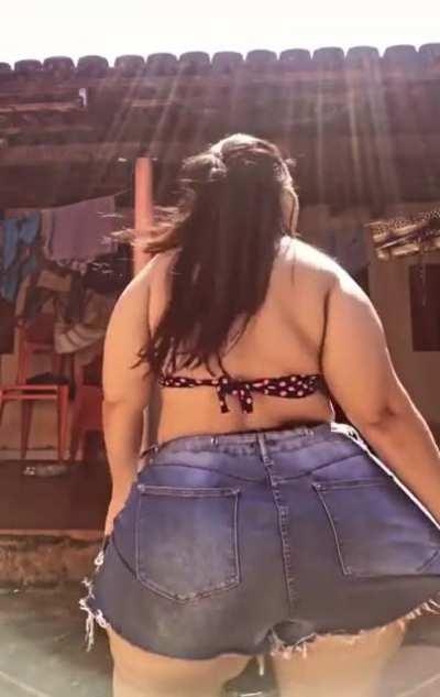 Jean shorts are wonderful