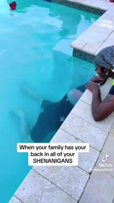 The best reenactment I've seen of Titanic. They really committed to their roles.