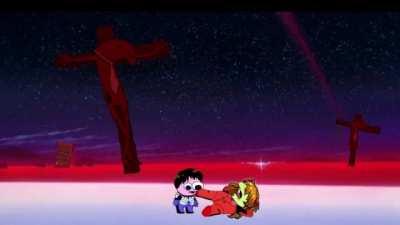 Smiling Genesis Evangelion.