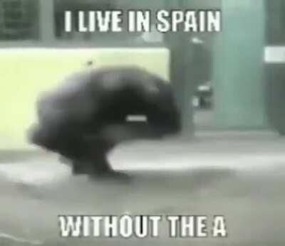 I live in Spain without the S