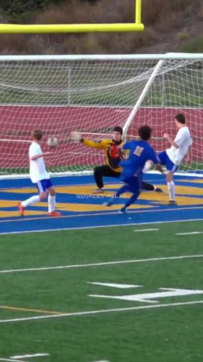 Harshit Rana's cousin given red card for his celebration. 