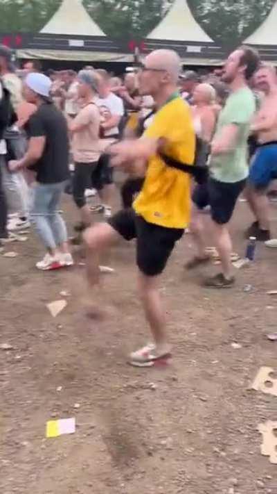 Weird music = weird dance.