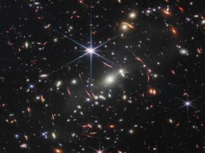 The previous-best image of SMACS 0723 compared with the new JWST release!