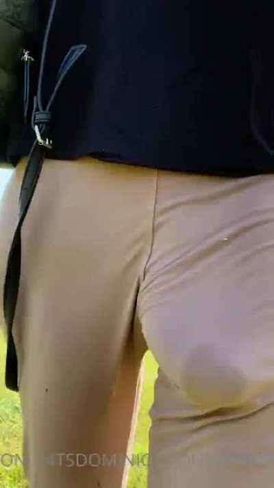 Walkind Down the street like