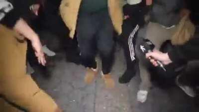 Folks going crazy in NY