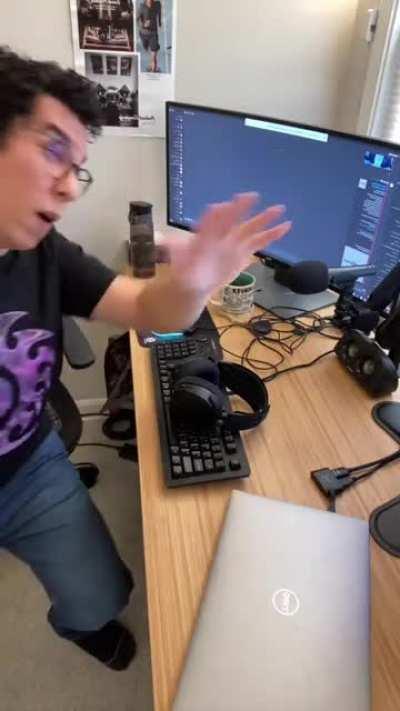 Accidents happen. Stay safe everyone 👾