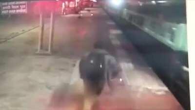 Trying to catch a train. D or V?