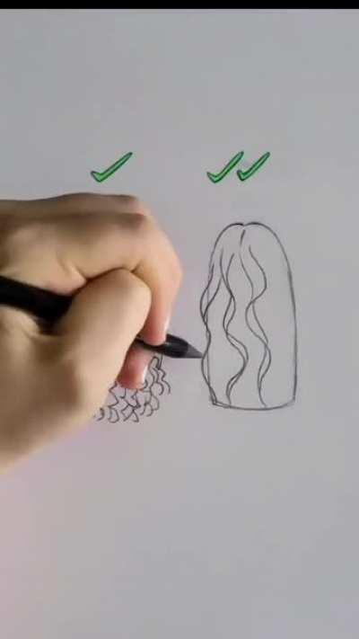 Best way to draw curly hairs!