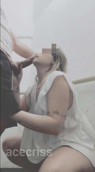 I dare you to drag your partner to the emergency stairs and make him cum [F][M]