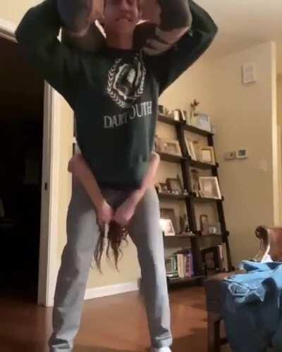 WCGW feeling up your friend on accident while being held upside down