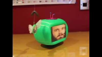 Took 3 weeks, over 40 hours of work and a really awkward conversation with my dad but here's my remote controlled robotic cocomelon intro. (Repost because Pewds didn't see the last one despite getting 800 awards and being top 3rd this month)