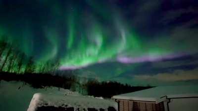 Northern Lights from the island of Senja in Norway.