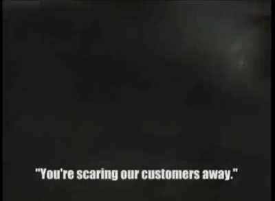 Local youth with strong holiday spirits.