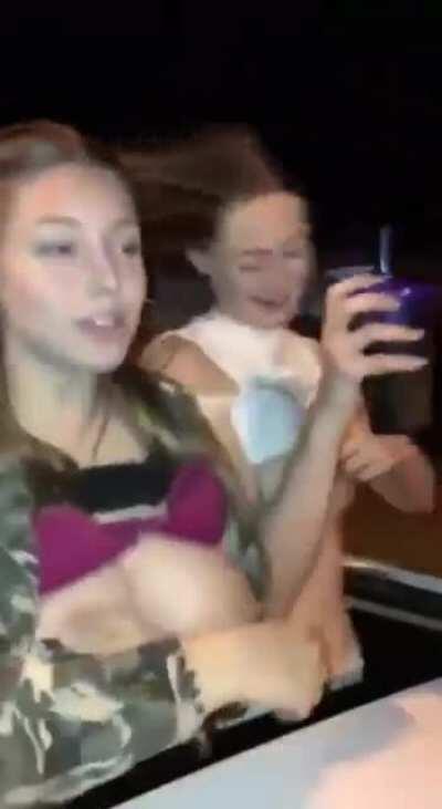 Girls celebrating the weekend