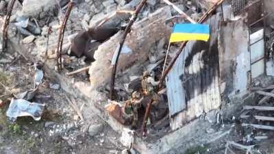 Gut-wrenching video of the Ukrainian flag hoisting on Snake Island.