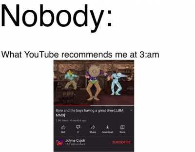 Shoutout to my daughter, jolyne