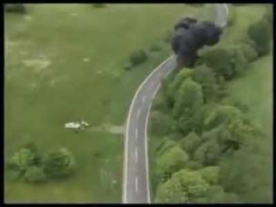 Michel Wyder's Fatal Crash At Hessen 1986