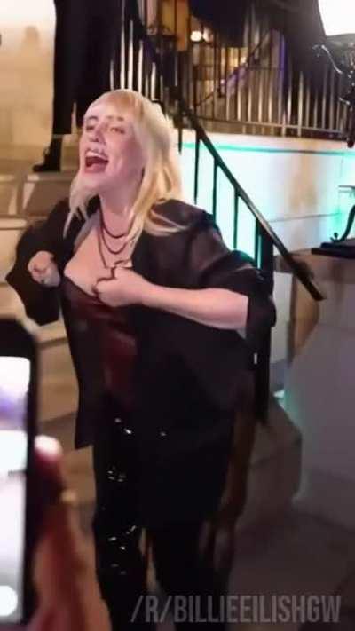 Billie and her massive tits in motion