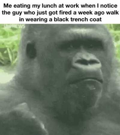 Hmm, he must really like the Matrix