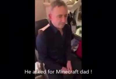 He asked for Minecraft!