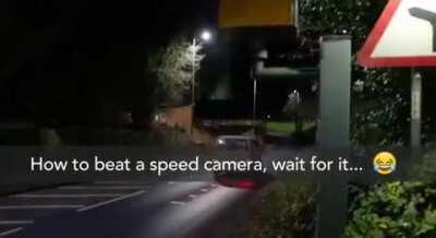 How to beat a speed camera