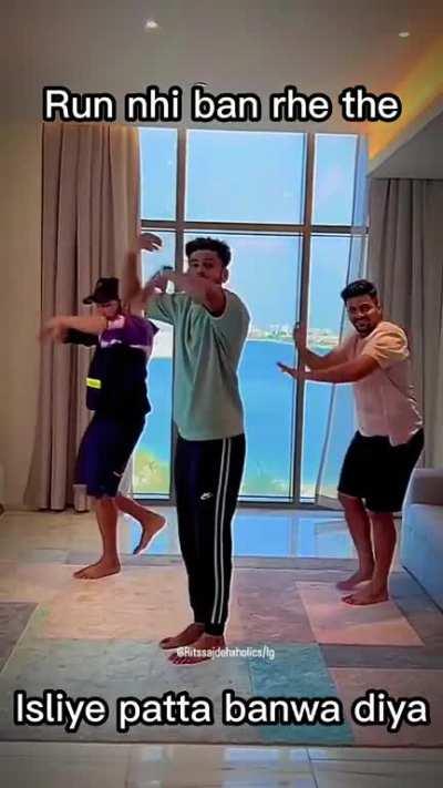 Weren't able to score runs... So made a flat deck