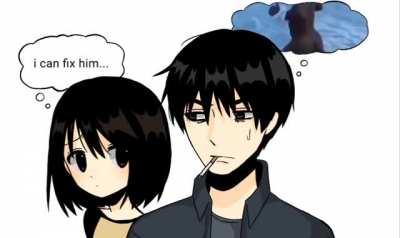 evil guy gets caught cheating on her gf,gets brutally stabbed to death [NSFL]