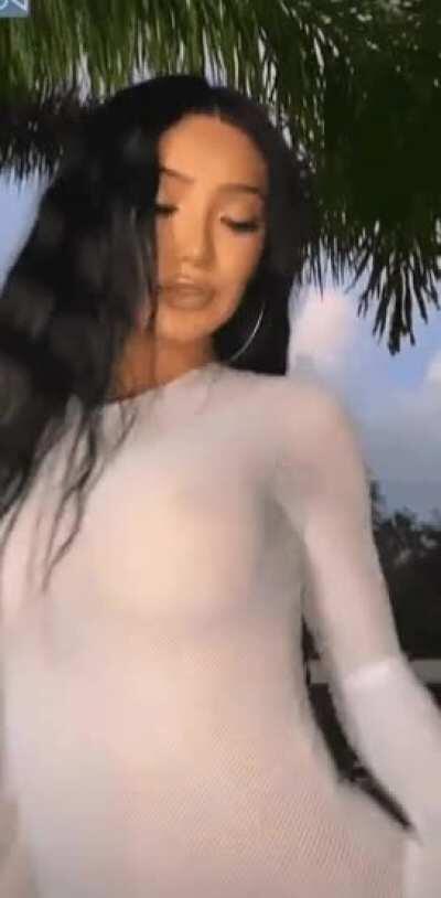 Nikita Dragun's Sheer Dress