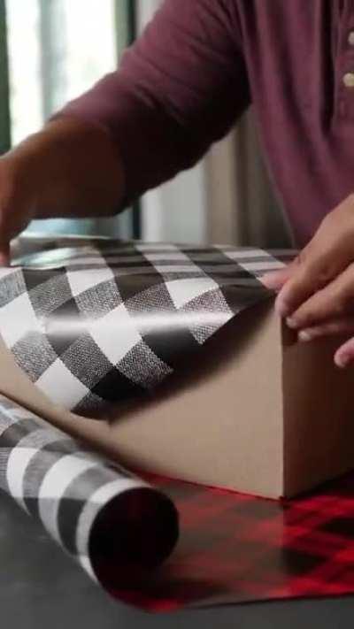 how to wrap your gift without a tape