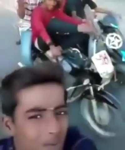 WCGW if I record myself while riding. a bike in tandem with friends