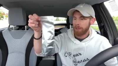 There’s a tarantula in here...