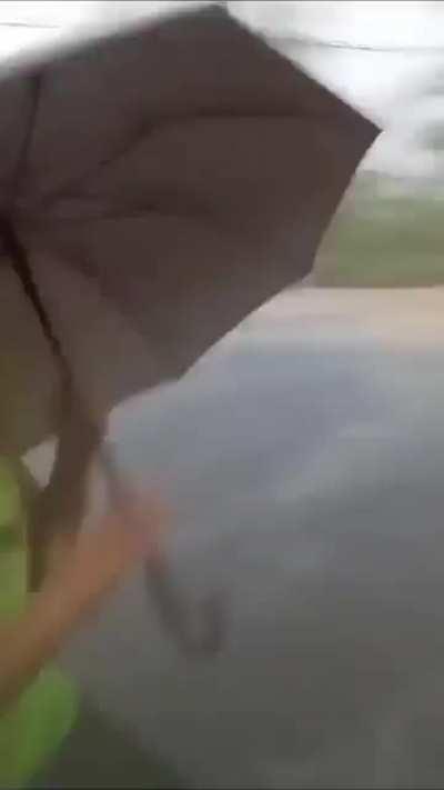 What was he thinking?! This is the Aguas Zarcas river in Costa Rica.