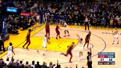 [Highlight] Klay drains his first three pointer in his return!