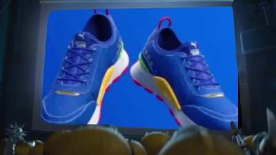 Fortnite che pensa a come fare una collaborazione con Sonic essere tipo: