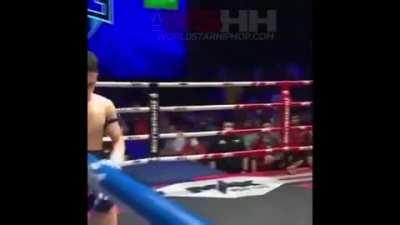 Dude goes rubber legs aaannd....